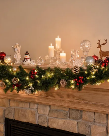 Holiday collectible ornament display