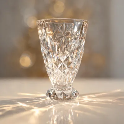 crystal vase